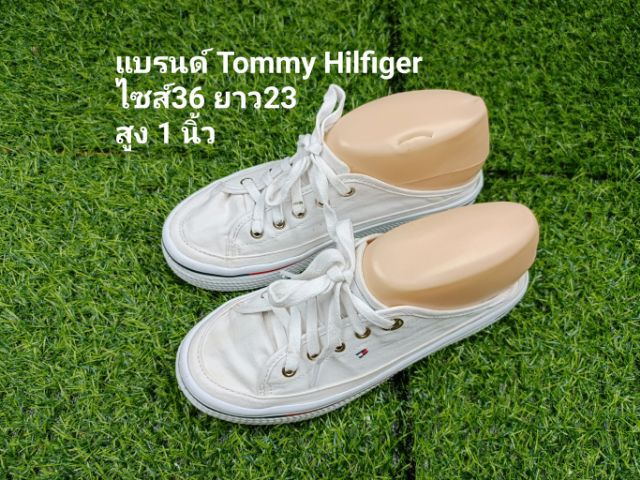 อื่นๆ รองเท้าผ้าใบ ผ้า UK 4 | EU 36 2/3 | US 5.5 ขาว Tommy Hilfiger 