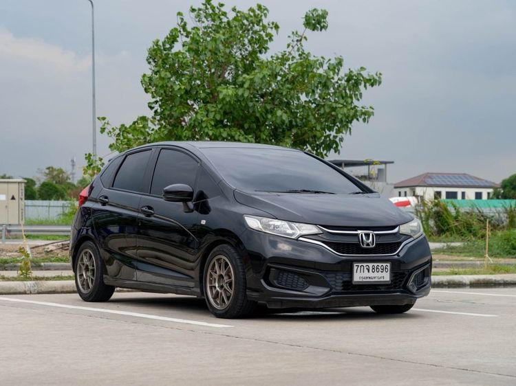 Honda Jazz 2018 1.5 S Sedan เบนซิน ไม่ติดแก๊ส เกียร์อัตโนมัติ ดำ รูปที่ 1