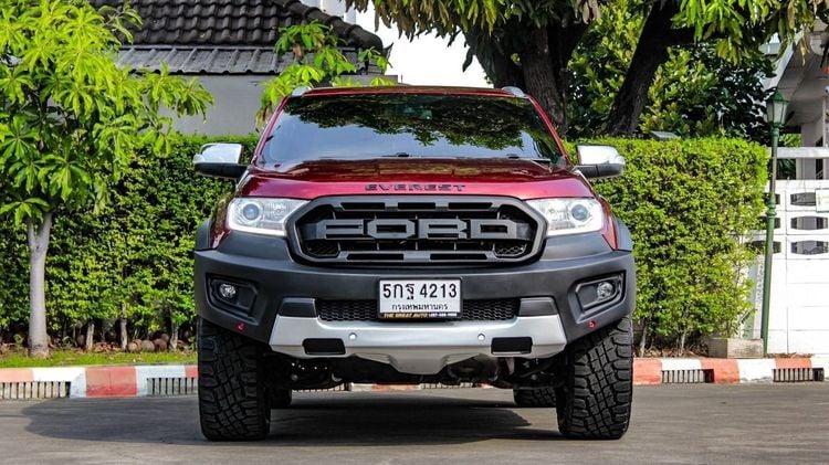 Ford Everest 2016 3.2 Titanium Plus 4WD Utility-car ดีเซล ไม่ติดแก๊ส เกียร์อัตโนมัติ แดง