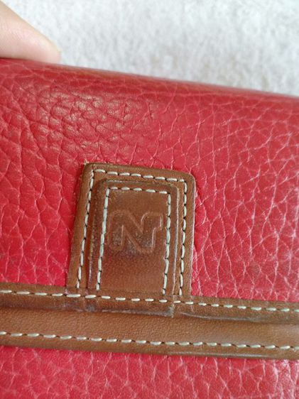 กระเป๋าสตางค์หนังแท้สีแดง nina ricci รูปที่ 8
