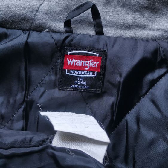 Wrangler Workwear Hooded Trucker Jacket รอบอก 48” รูปที่ 12