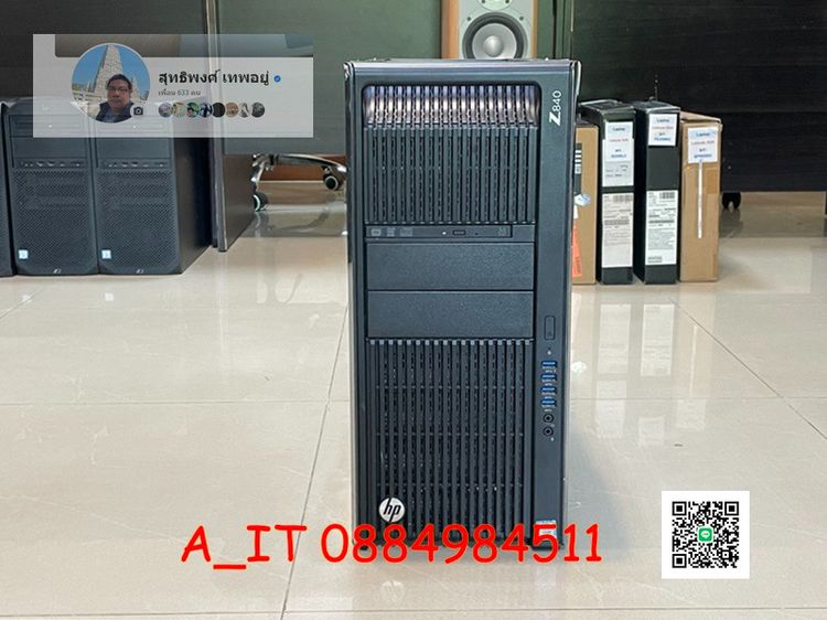 HP Z840 Workstation Xeon E5-2690v4 x2 RAM128GB 28Core 56Threads Quadro P4000(8GB DDR5) สำหรับงานตัดต่อ ออกแบบ ชุด 2 CPU