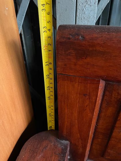 เตียงคันซึง ไม้สัก โบราณเก่าสะสม รูปที่ 10