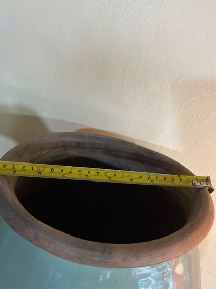 โถพลู เคลือบเขียวโบราณ ใบใหญ่เก่าสะสม รูปที่ 6