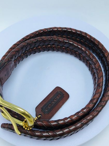 Coach leather belt (670341) รูปที่ 8