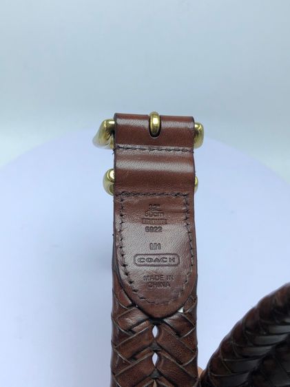 Coach leather belt (670341) รูปที่ 7