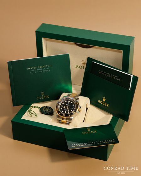 Rolex Sea-Dweller 126603 Black Dial Two-Tone Oyster 2024 43mm. รูปที่ 12