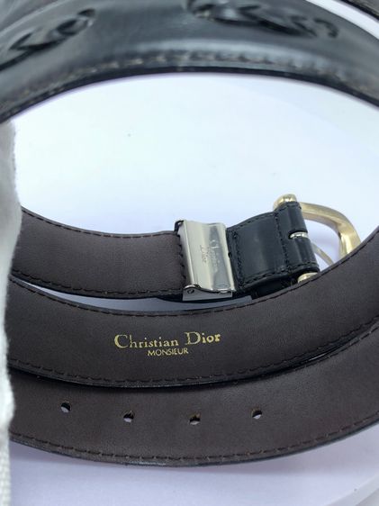 Dior leather belt (670342) รูปที่ 7