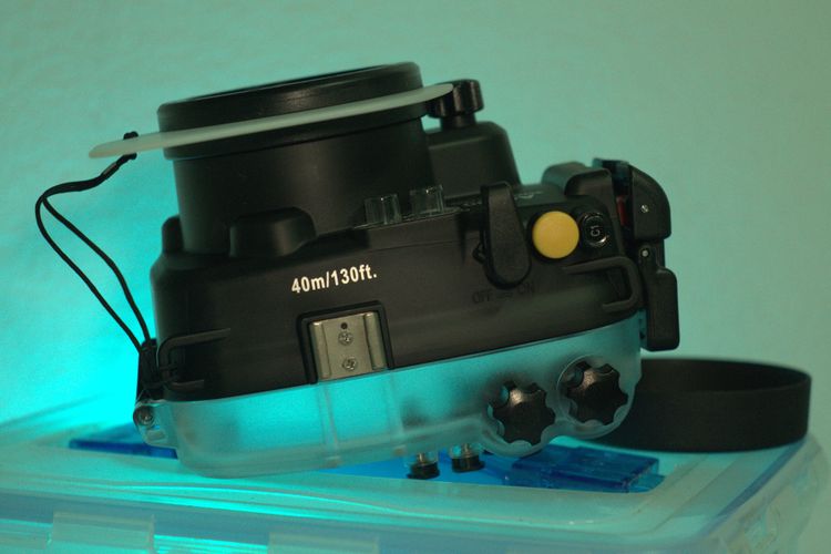มีเคสสำหรับป้องกันน้ำเข้ากล้องด้วยครับ MEIKON 40m Underwater Diving Case Waterproof Camera Housing - Sony a6000 รูปที่ 7