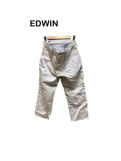 💙 EDWIN made in Japan กางเกงซิปหน้าผ้าผสม 