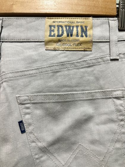 💙 EDWIN made in Japan กางเกงซิปหน้าผ้าผสม  รูปที่ 7