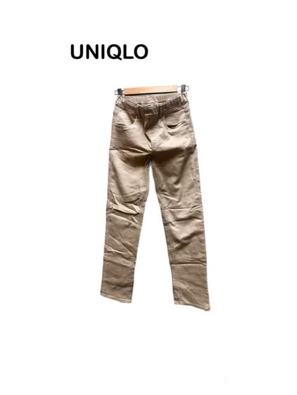 💙 UNIQLO KIDS กางเกงยีนส์เอวยางยืดผ้า cotton  รูปที่ 1