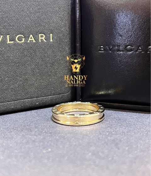 ทอง แหวน Bvlgari B Zero ชั้นเดียว Yellow Gold ไซส์ใหญ่ เบอร์ 64 มาพร้อมกล่อง ไม่มีใบ