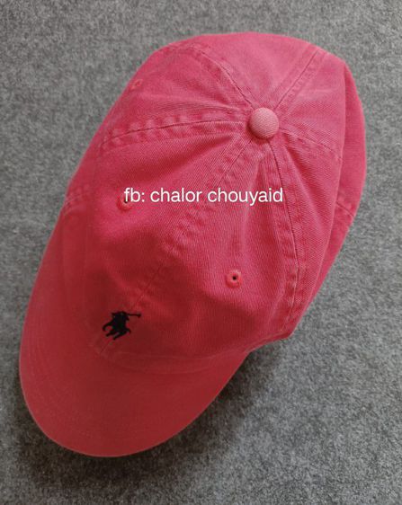 หมวกและหมวกแก๊ป หมวก Polo Ralph Lauren รุ่น Cotton Chino Ball Cap สีแดง ป้าย One Size Only