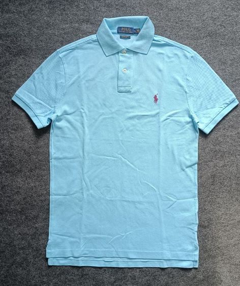 เสื้อโปโล Polo Ralph Lauren สีฟ้า ป้าย S รูปที่ 1