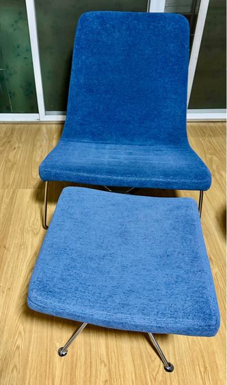 เก้าอี้นั่งพักผ่อนพร้อมเก้าอี้ที่วางขา ใช้นั่งหรือนอนได้ สภาพดี ไม่มีแตกหัก ฉีกขาดโครงขาเป็นอลูมิเนียม น้ำหนักเบา รูปที่ 9