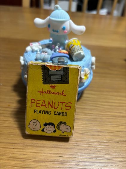 อื่นๆ วินเทจเพลการ์ด ของ Peanuts ของแท้ ของสะสมของหายาก ที่ใช้ได้จริงการ์ดครบ