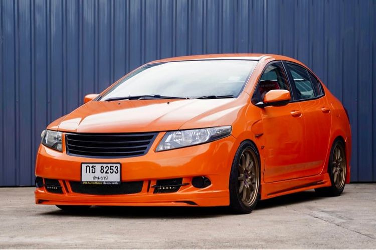 Honda City 2013 1.5 V i-VTEC Sedan เบนซิน ไม่ติดแก๊ส เกียร์อัตโนมัติ ส้ม
