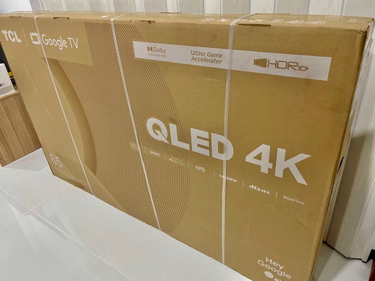 TCL 4K QLED 65 นิ้ว มือ1 120Hz, Google TV, Dolby Vision-Atmos, ประกันศูนย์ 3 ปี รูปที่ 9