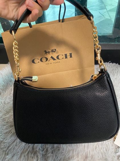กระเป๋า coach shoulder black 🇹🇭 รูปที่ 3