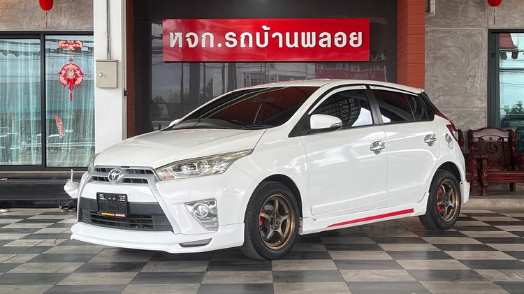 Toyota Yaris 2014 1.2 G Sedan เบนซิน ไม่ติดแก๊ส เกียร์อัตโนมัติ ขาว