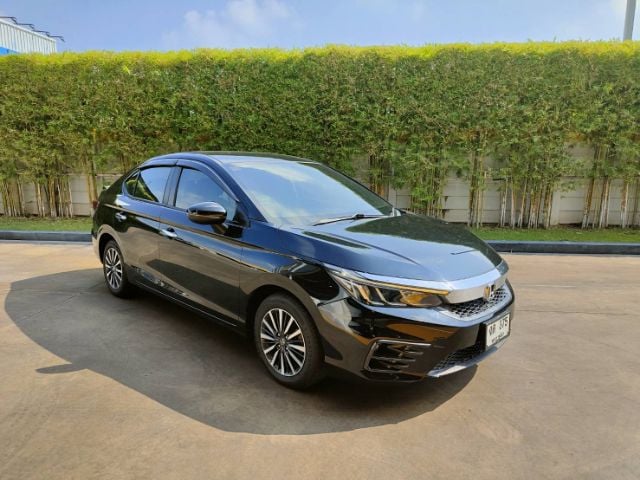 Honda City 2020 1.0 SV Sedan เบนซิน ไม่ติดแก๊ส เกียร์อัตโนมัติ ดำ รูปที่ 1
