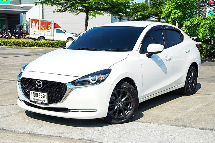 Mazda Mazda 2 2020 1.3 Skyactiv-G Sedan เบนซิน ไม่ติดแก๊ส เกียร์อัตโนมัติ ขาว
