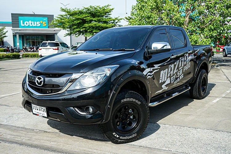 Mazda BT-50 Pro 2018 2.2 Hi-Racer Pickup ดีเซล ไม่ติดแก๊ส เกียร์ธรรมดา ดำ