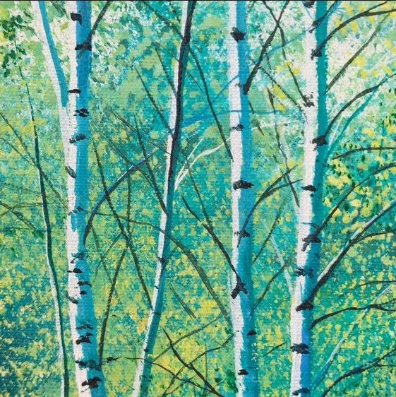 ภาพสีน้ำมัน ในฤดูร้อน Summer 
สีน้ำมันบนผ้า สวย สะท้อน ป่าในทวีปยุโรปได้อย่างลงตัว  ทุกอย่างเขียวชอุ่ม ไปหมด บรรจุในกรอบไม้แท้ รูปที่ 5