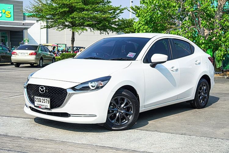 Mazda Mazda 2 2021 1.3 Skyactiv-G Sedan เบนซิน ไม่ติดแก๊ส เกียร์อัตโนมัติ ขาว รูปที่ 1