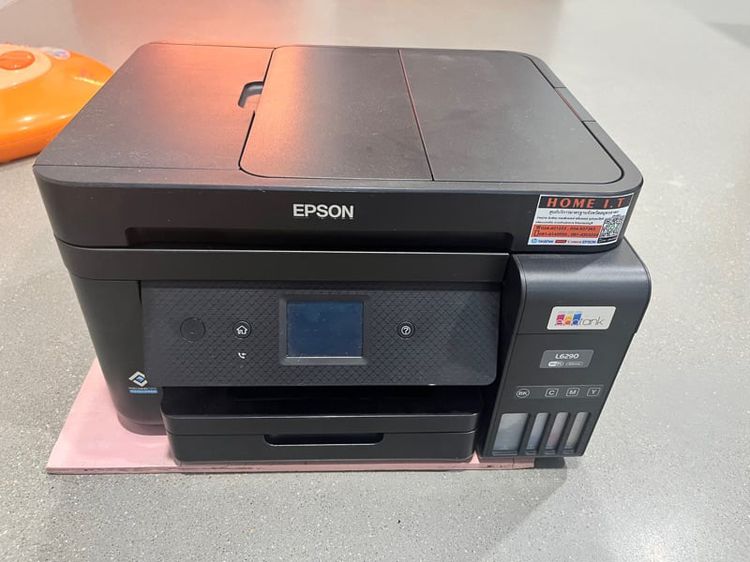 พริ้นเตอร์และสแกนเนอร์ เครื่องปริ้นเตอร์ EPSON L6290 มือ2หัวพิมพ์เสีย แต่ระบบอื่นยังใช้ได้เชื่อมต่อไวไฟได้