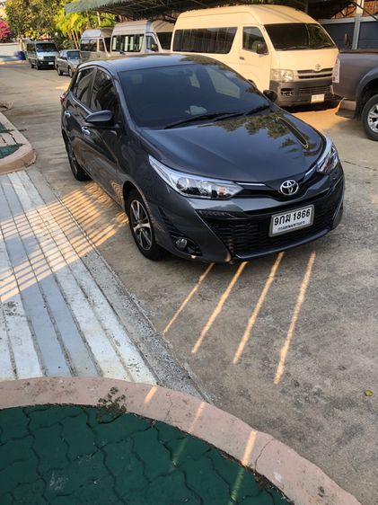 Toyota Yaris 2018 1.2 Sport Hatchback Sedan เบนซิน เกียร์อัตโนมัติ เทา รูปที่ 1