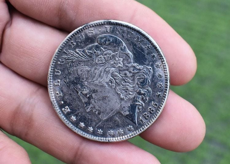 เหรียญ ธนบัตร ต่างประเทศ เหรียญ เงิน ดอลลาร์ ปี 1885