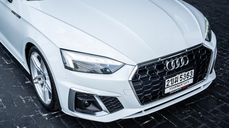 Audi Audi A5  2021 2.0 Quattro 4WD Sedan เบนซิน ไม่ติดแก๊ส เกียร์อัตโนมัติ ขาว รูปที่ 4