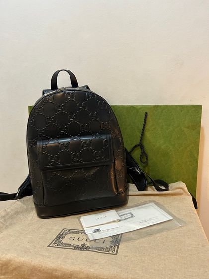 GUCCI EMBODSSED BACKPACK รูปที่ 1