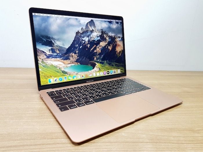 Apple Macbook Air แมค โอเอส 8 กิกะไบต์ อื่นๆ ไม่ใช่ MacbookAir (Retina13-inch, 2019) i5 1.6Ghz SSD 256Gb Ram 8Gb สีGold ราคาสุดถูก