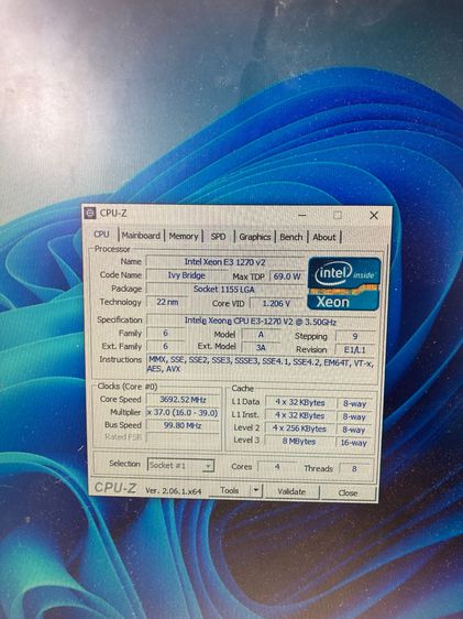 HP Workstations Z220 SFF   Xeon E3-1270 V2 RAM 8G HDD 1TB การ์ดจอ Nvidia Quadro 600 (เก็บปลายทางได้ครับ) รูปที่ 4