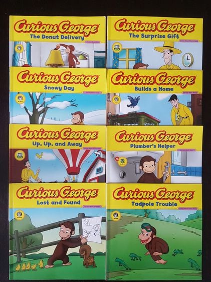 8 CHILDREN'S BOOK, CURIOUS GEORGE - COLLECTABLE BOOKS รูปที่ 1