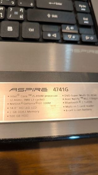 Aspire series วินโดว์ 2 กิกะไบต์ HDMI ขาย โน๊ตบุ๊ค Acer Aspire 4741G