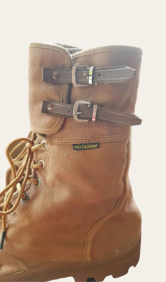 Vtg. Palladium High Double Strap Boots Made in France  รูปที่ 6