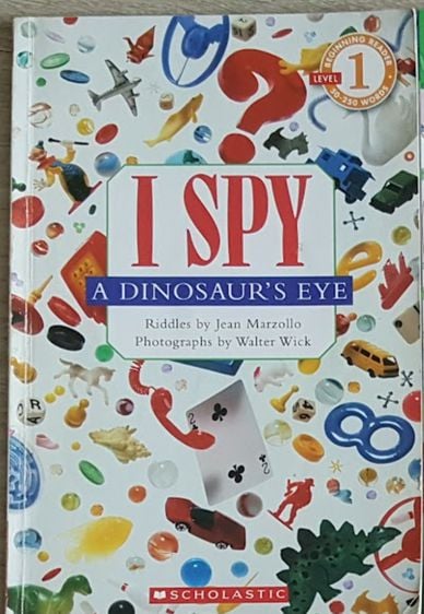 หนังสือเด็ก CHILDREN'S BOOK, I SPY - A DINOSUARS EYE