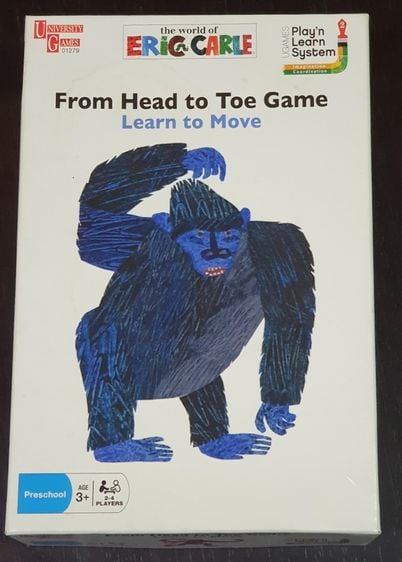 CHILDREN'S GAME,  FROM HEAD TO TOE GAME - LEARN TO MOVE