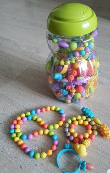 ของเล่นเสริมทักษะและการเรียนรู้ Educational DIY Pop Beads - Toys Pop Beads Set