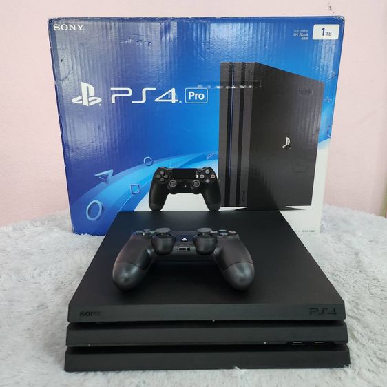 Sony PS4 (Playstation 4) เครื่องเกมส์โซนี่ เพลย์สเตชั่น เชื่อมต่อไร้สายไม่ได้ PlayStation4 Pro 1TB CUH-7106B