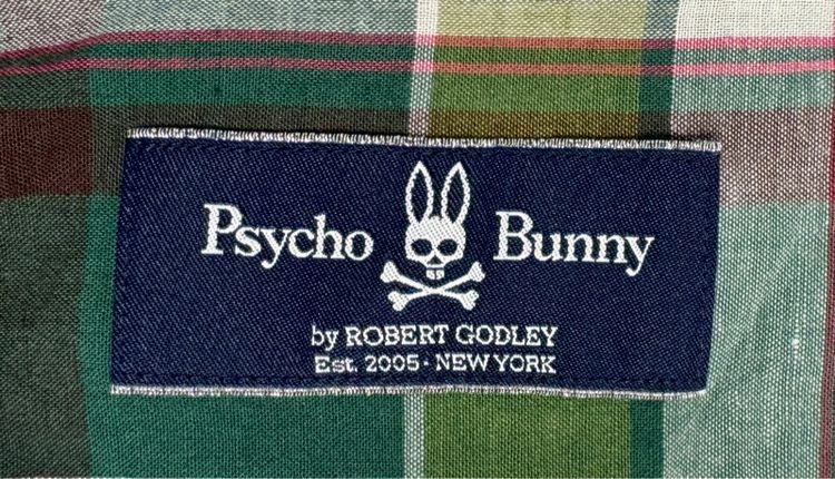 ⚠️เหมือนใหม่‼️เสื้อเชิ้ต Psycho Bunny ของแท้ แบบสวยเด่น รูปที่ 2