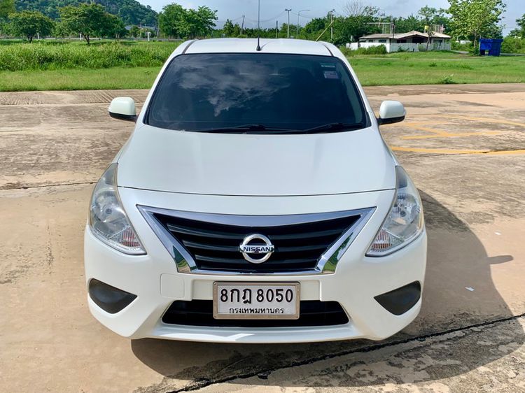 Nissan Almera 2019 1.2 E Sedan เบนซิน ไม่ติดแก๊ส เกียร์อัตโนมัติ ขาว รูปที่ 3