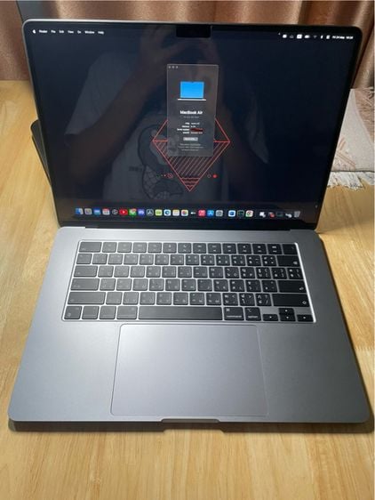 MacBook Air M2 15” Space grey