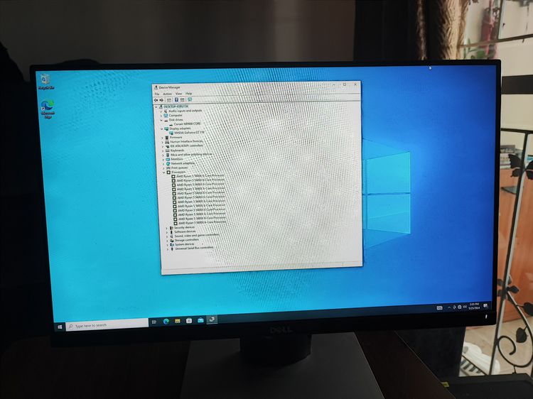 Desktop PC มือสอง เฉพาะตัวเครื่อง ใช้งานได้ ปกติ ทำงานได้ดี CPU AMD AM4 RYZENs 5600X  DDR-RAM 16 Gb SSD M.2 Corsair MP600 1TB  VGA Galax GT7 รูปที่ 3