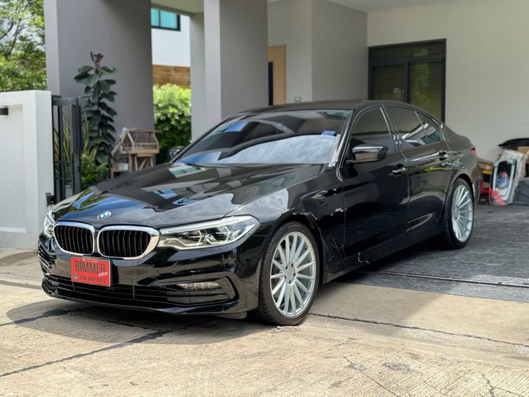 BMW Series 5 2018 520d Sedan ดีเซล ไม่ติดแก๊ส เกียร์อัตโนมัติ ดำ รูปที่ 4
