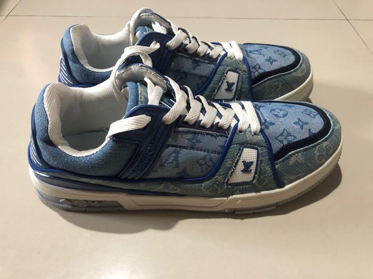 รองเท้าLouis Viutton Trainer Blue Denim รูปที่ 4